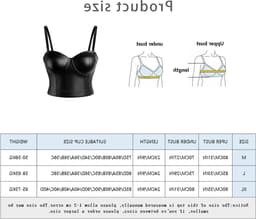Leren Wetlook Lingerie voor Vrouwen - Punk Slim Fit Latex Top voor Feest, Clubwear en Carnaval — thumbnail 4
