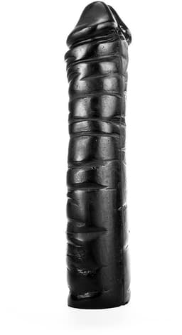 All Black - Extra Grote Zwarte Dildo - 38 cm - Zwart — thumbnail 5