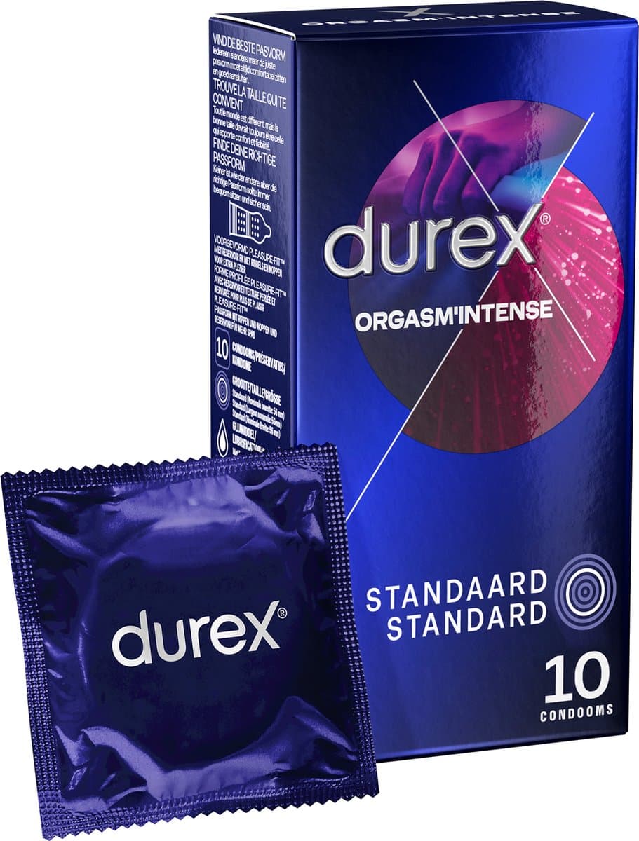Durex - Orgasm Intense Condooms - 10 stuks — afbeelding 1
