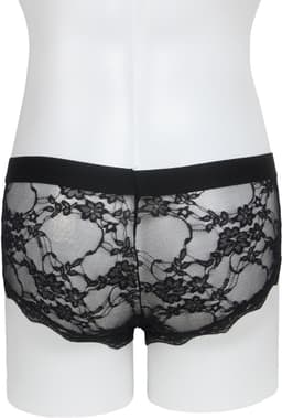Zeloria Heren Kant Boxer – Transparante Erotische Lace Boxershort – Zwart – L – Stretch & Comfort — thumbnail 7
