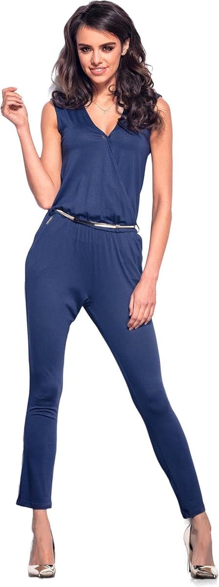 Elegante Jumpsuit - Damesbroekpak - Feestelijk Gelegenheid - Gemaakt in EU - Lange Pijpen - Diverse Ontwerpen — afbeelding 1