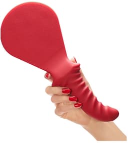 FUN FACTORY Bück Dich Paddle And Dildo 2 In 1 Red — thumbnail 3