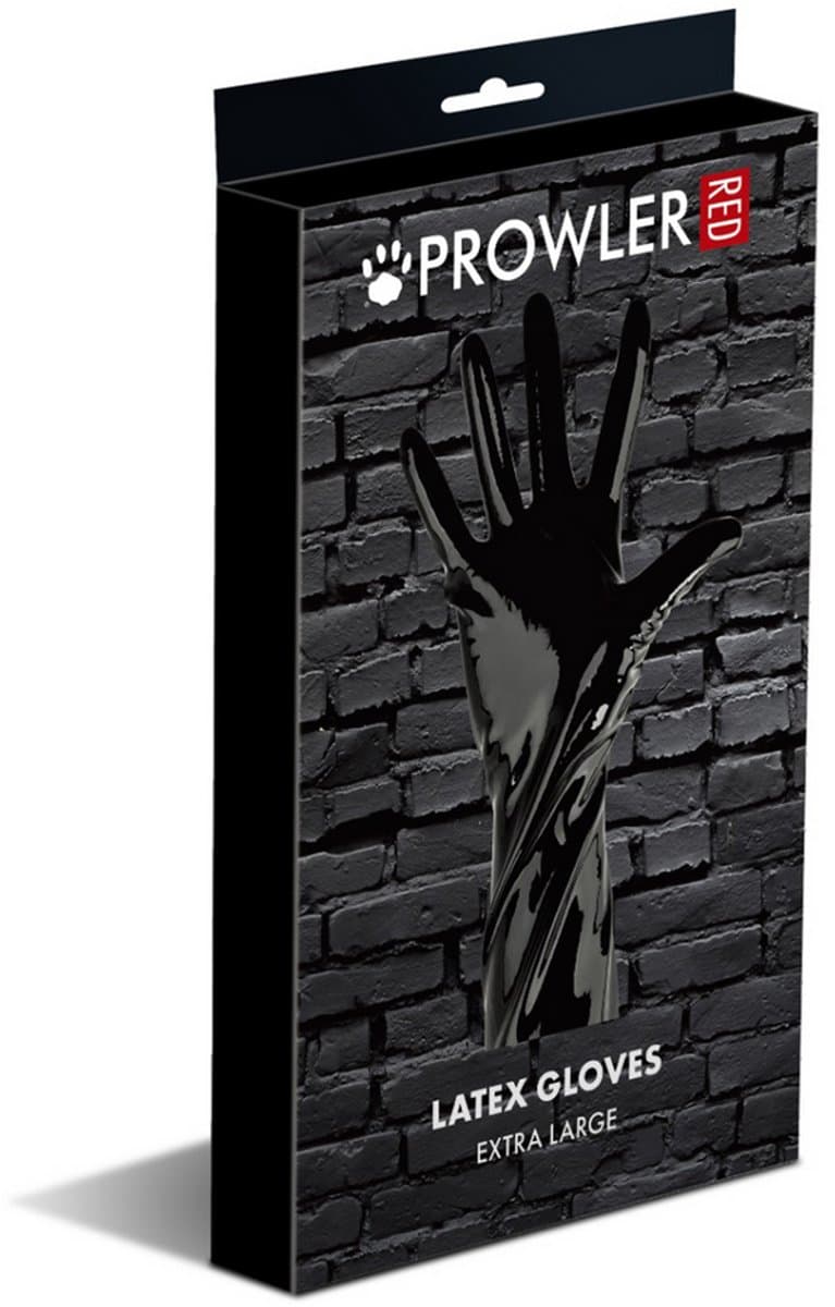 Prowler RED - Latex Handschoenen - XL - Zwart — afbeelding 1