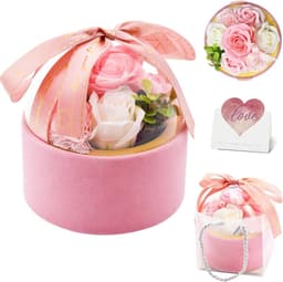 7 Eeuwige Rozen in Luxe Geschenkdoos - Geurende Kunstbloemen, Romantisch Valentijnscadeau — thumbnail 1