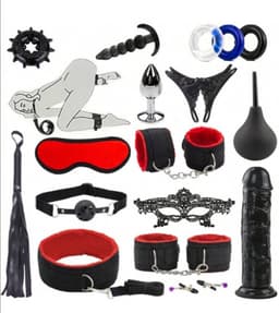Daity BDSM Bondage Set – 23 Delig – Luxe Koppel Set met Handboeien, Blinddoek, Vibrator & Accessoires – Verstelbaar & Comfortabel – Voor Koppels & Rollenspel – Paars — thumbnail 5