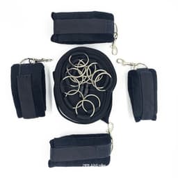 Daity BDSM-bedbeperkingen, seksuele bondage met blinddoek en handboeien, bondageset voor bed, SM-seksset voor in bed, seksspeeltjes voor in bed, bondagekit voor stellen, beginners en ervaren gebruikers — thumbnail 4