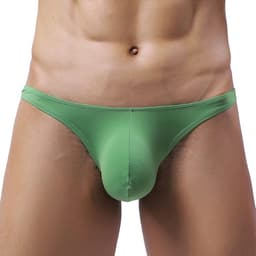 Heren Ondergoed Slip Laaggetailleerd Transparant Dunne Zwembroek — thumbnail 2