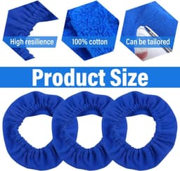 4 stuks Full Face CPAP Masker Liner, herbruikbare CPAP masker kussenhoezen, wasbare maskerafdekking, CPAP maskerafdekkingen, CPAP accessoires voor het verminderen van luchtlekken en blaren — thumbnail 9