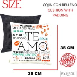 Romantische cadeaus voor koppels - Kussen en Mok met Liefdesboodschappen - Originele Geschenken voor Valentijnsdag, Verjaardag en Jubileum — thumbnail 2