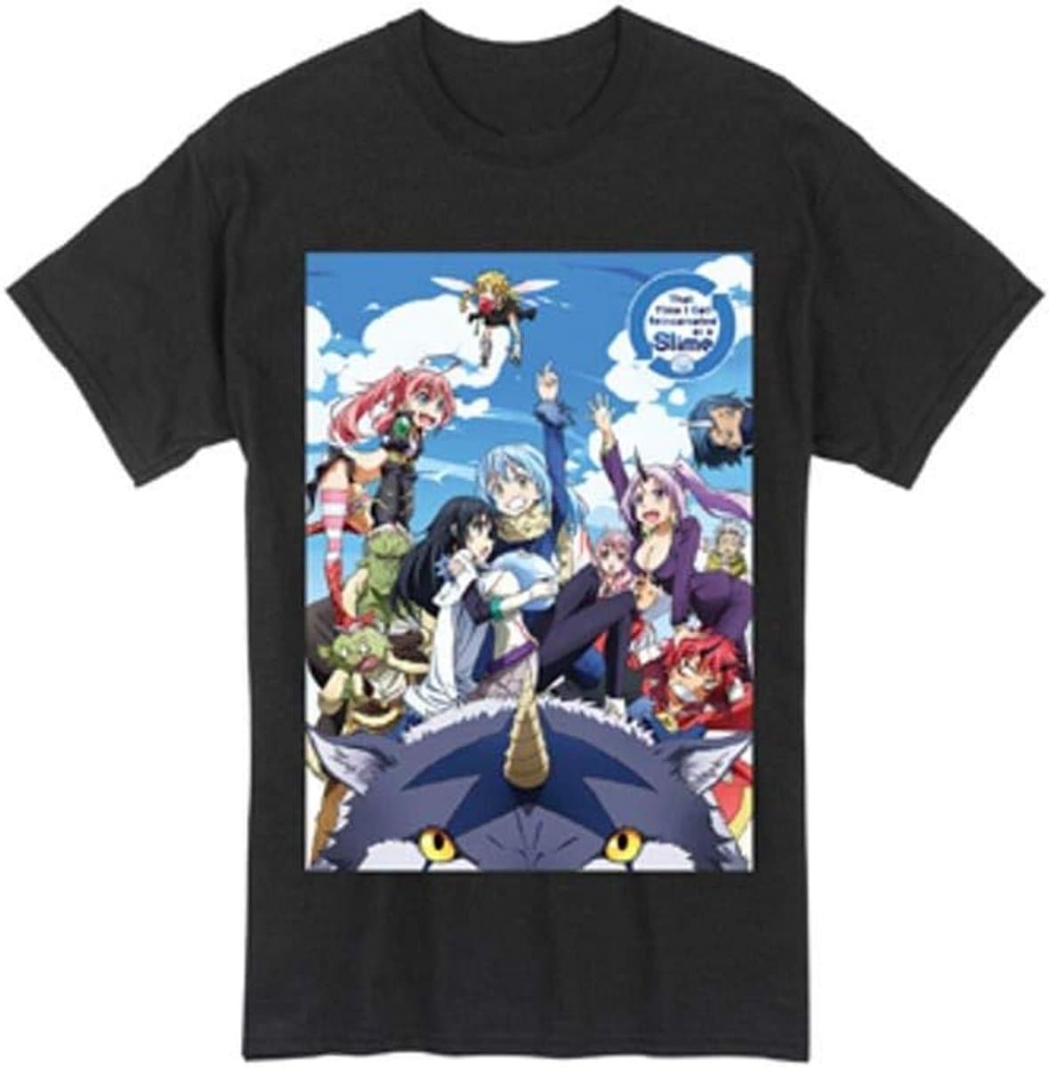 T-Shirt met Anime Print - Gereïncarneerd als een Slime - Katoen — afbeelding 1