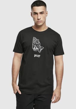 Heren T-Shirt Zwart met Opvallende Opdruk Comfortabel Katoen — thumbnail 4