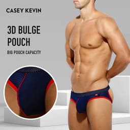 Ademende Atletische Jockstrap Ondergoed voor Heren — thumbnail 3
