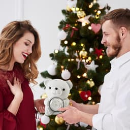 Romantische teddybeer met geconserveerde roos en hartvormige halsketting - Perfect cadeau voor Valentijnsdag, Moederdag en bruiloften — thumbnail 4