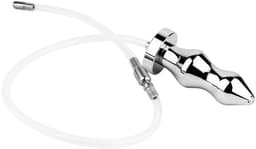 Kiotos - Holle Penisplug - Holle Dilator - Met Holle Geribbelde Buttplug - Ass Lock - RVS — thumbnail 1