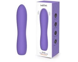 WINYI Brandy SUPER krachtige bullet vibrator - verwarmende kleine vibrator - zachte siliconen - oplaadbaar - waterdicht - paars