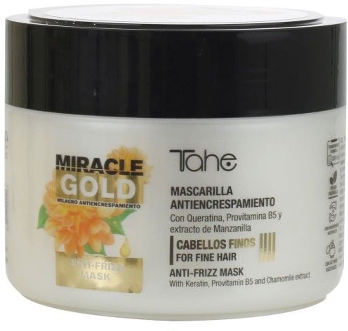 Anti-frizz mask for fine hair Miracle Gold — afbeelding 1
