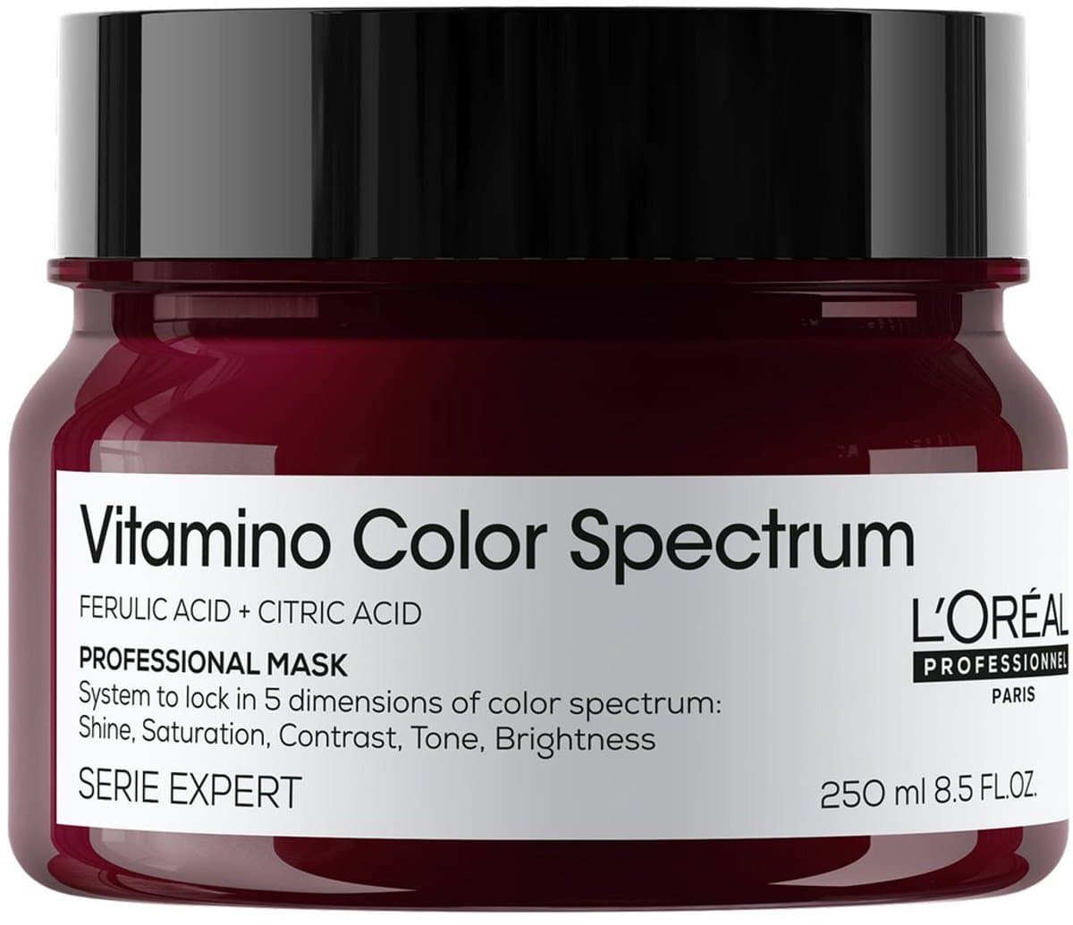 L’Oréal Professionnel Vitamino Color Spectrum Masker - Hydrateert en verzorgt - Kleurbescherming voor gekleurd haar - 250 ml — afbeelding 1