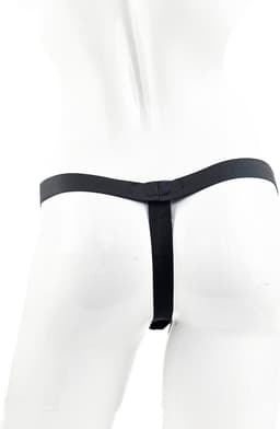 BamBella® - Sexy Lingerie Heren S/M - Zwart mannen ondergoed open kruis slip Met Penisring cockring — thumbnail 7
