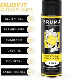 Premium Heat Effect Massageolie Pina Colada — thumbnail 2