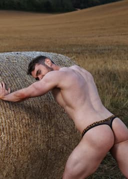 SUKREW Sheer Low-Rise Thong Multipack 1x Shadow Black + 1x Blaze - MAAT XS - Erotisch Heren Ondergoed - String voor Man - Sexy mannen String — thumbnail 5