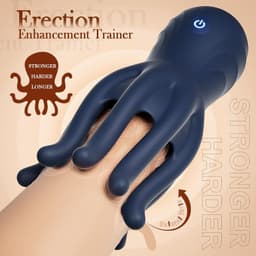 Penis Vibrator voor Mannen - Vibrerende Masturbator met 10 Vibratiestanden - 360° Stimulator met 8 Flexibele Tentakels - Zachte Siliconen - Oplaadbaar - IPX5 Waterbestendig - Compact & Discreet — thumbnail 2