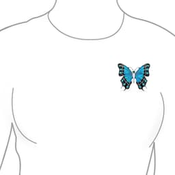 Statement Crystal Accent Geel Oranje Golden Aqua Blauw Zwart Clear Tuin Libelle Firefly Fladderende Filigraan Vlinder Broche Sjaal Pin Voor Vrouwen Tieners Zilver Verguld, Eén maat, Kristal, — thumbnail 4