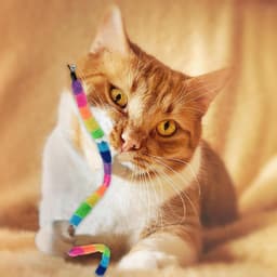 Toverstaf voor reservekatten, navulaccessoires voor kattenstok regenboog-3 — thumbnail 5