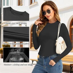 Thermal Underwear for Women, Winter Warm Base Layer Compression Set Fleece Lined Long Johns dames Thermisch ondergoed voor dames, winterwarme basislaag compressieset — thumbnail 5