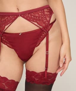 Hunkemöller Suspenderbelt Tosca Rood — thumbnail 4