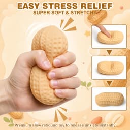Realistische Stressspeeltjes in Pinda en Maïs Vorm voor Ontspanning — thumbnail 2