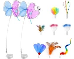 5-in-1 verstopspel kattenspeelgoedaccessoires, 10-delig
