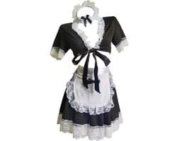 Frans Meisje Cosplay Kostuum Sissy Schort Set - Halloween & Speelse Lingerie