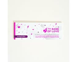 Chequeboekje Bank of Love