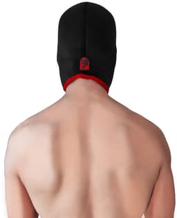 Brutus - Neoprene Blind Face Fucker Hood - Zonder Oogopeningen - Zwart/Rood — thumbnail 4
