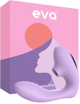 Eva® Queen Pro - Vibrator voor Vrouwen - Luchtdruk Sex Toy - G-Spot Stimulator & Clitoris Satisfyer - Seksspeeltjes voor Koppels - Dildo Vibrator - Realistisch - Erotische Audio - Sex Toys voor Vrouwen - Cadeau voor vrouw - Lavender Purple — thumbnail 1