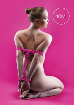 OUCH! – Japanse Bondage Touw voor de Wildste Fantasieën 10 Meter – Roze — thumbnail 1