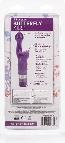 CalExotics - 9-Function Butterfly Kiss - Platinum Edition - Purple — thumbnail 5