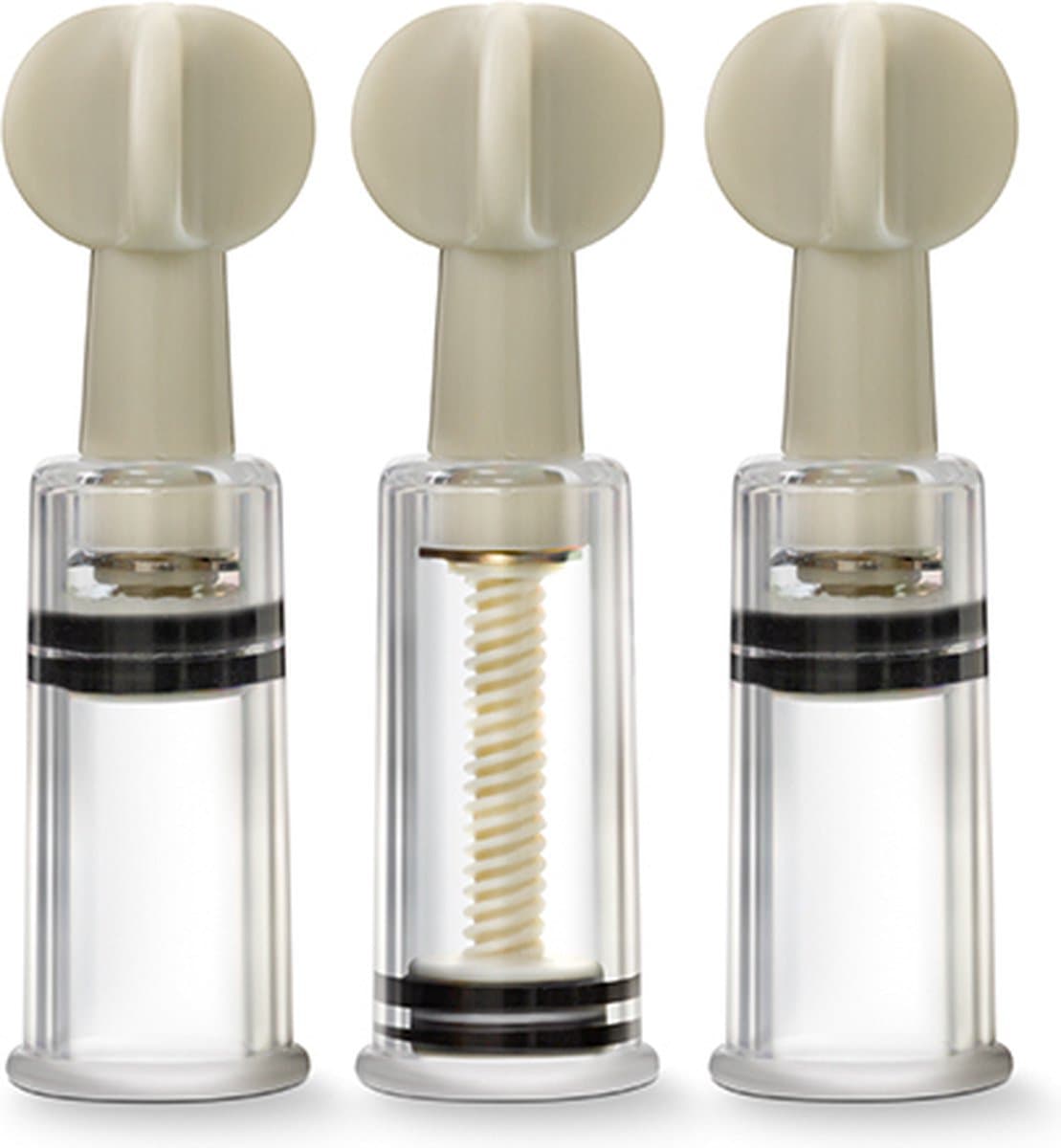 Temptasia - Clitoris En Tepel Zuigers -  Set Van 3 — afbeelding 1