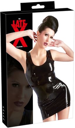 The Latex Collection Latex Mini Jurk - Zwart — thumbnail 5
