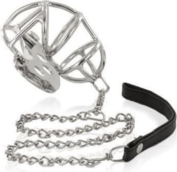 Metal Hard - Metal Chastity Ring With Strap — thumbnail 1