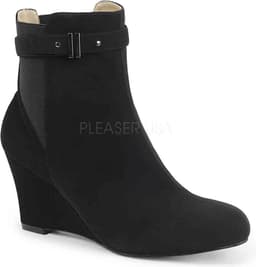 Pleaser Pink Label - KIMBERLY-102 Enkellaars - US 10 - 40 Shoes - Zwart — thumbnail 1