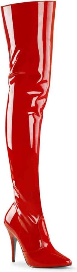 EU 38 = US 8 | SEDUCE-3010 | 5 Classic Plain Thigh Boot — thumbnail 1