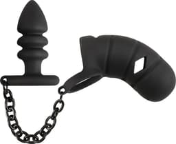 Black Velvets - Peniskooi met butt plug — thumbnail 6