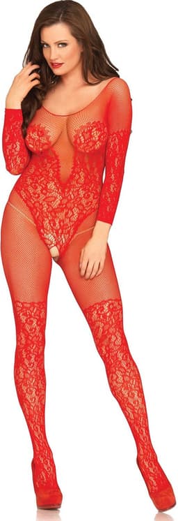 Vine lace and net bodystocking — thumbnail 4