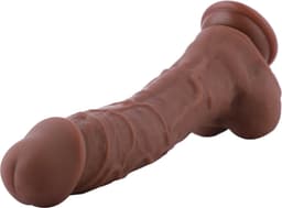 Dildo KlicLok Medium 20-23 CM Bruin — thumbnail 3