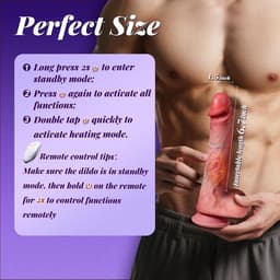 Oneay Vibrerende Dildo – Realistische Vloeibare Siliconen Vibrator met 10 Stuwende & 10 Vibrerende Standen – G-Spot en Penisfunctie – Veilig Seksspeeltje voor Vrouwen en Stellen — thumbnail 2