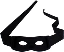 Zwart Oogmasker - Dief masker - Feestelijke Aankleding - Uniseks Volwassen - Niet gespecificeerd - Zwart — thumbnail 1