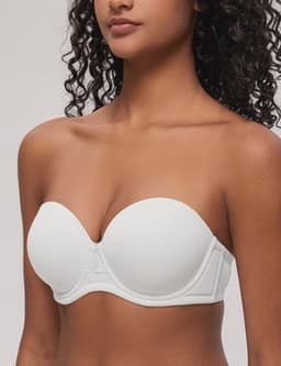 Strapless Push-Up BH Grote Maten - Comfortabele Ondersteuning voor Dames — thumbnail 4