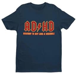 Grappig ADHD T-shirt Korte Mouwen voor Heren — thumbnail 3