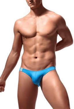 Heren lage taille slip ademend bikini zacht elastisch ondergoed — thumbnail 2